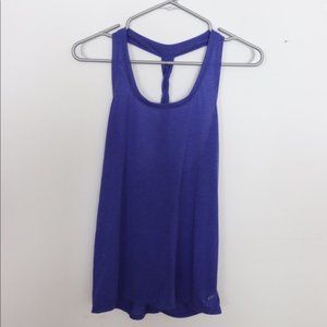 GapFit Breathe Air Purple Twist Back Tank Top